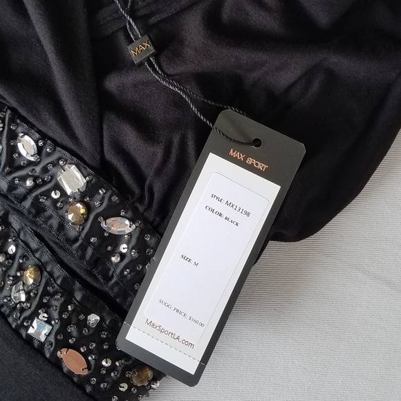 MaxSport Halter Tunic With Embellished Inset - Picture 5 of 12